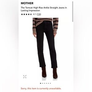 MOTHER the Tomcat Women's Jeans High waist Ankle straight 26